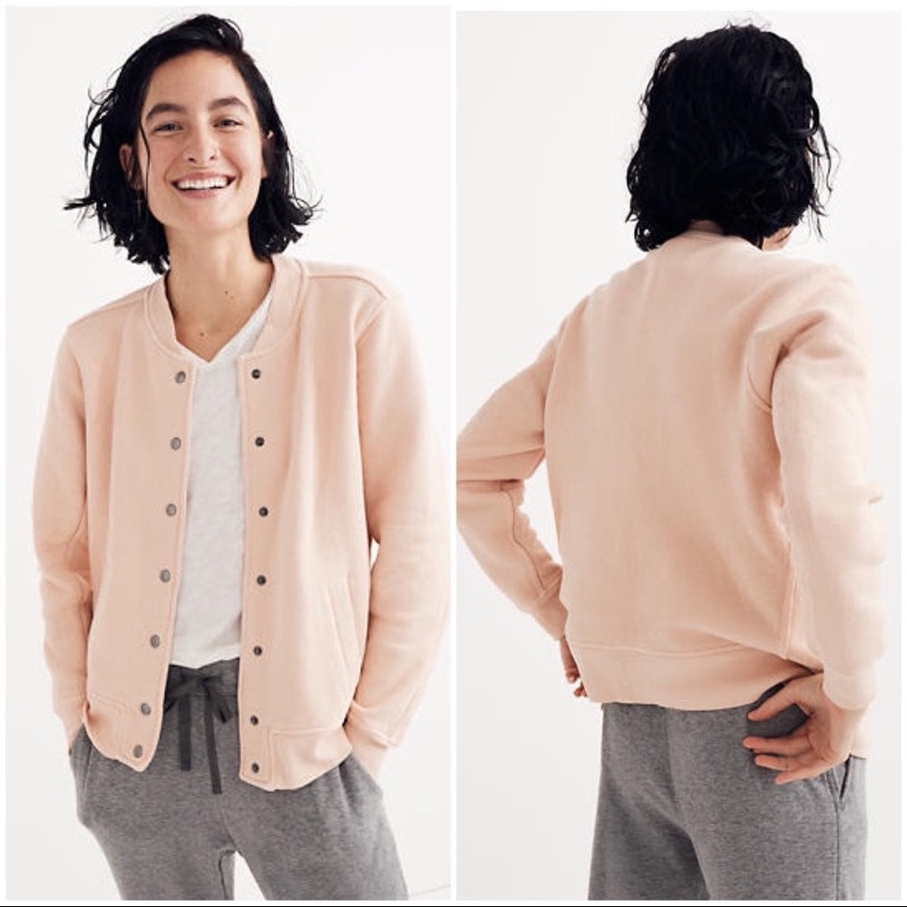 MADEWELL (Miles) Bomber‎ Sweatshirt